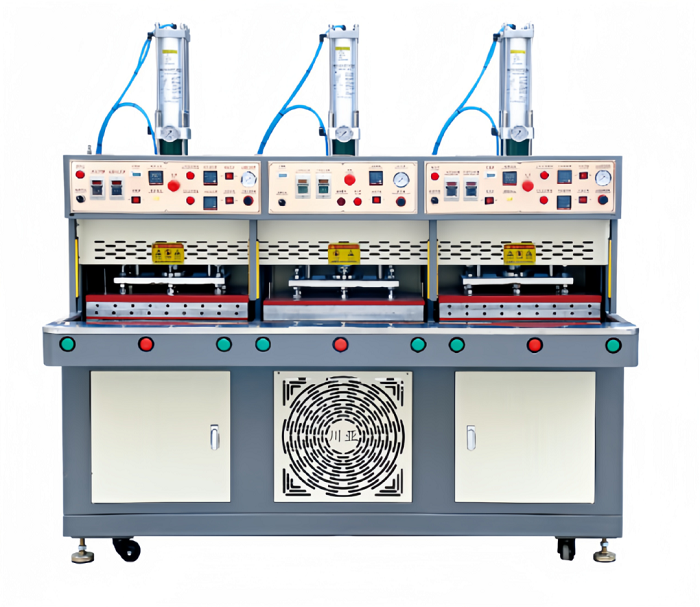 〖CY-H6 three-station, two hot and one cold sliding table hot press 〗 Pressing time is displayed and set by digital, accurate and correct